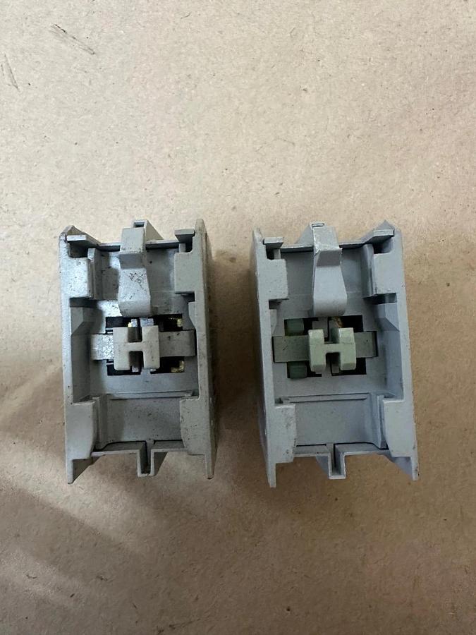 Used Allen Bradley 100-F Lot of 2, Ser A & Ser B Auxiliary Contact Blocks