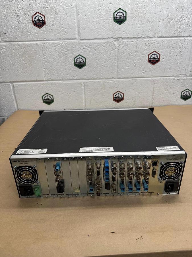Used Evertz MicroSystems 7700FR-C Multiframe Chassis, 15 Card Slots, 300VA 50/60Hz
