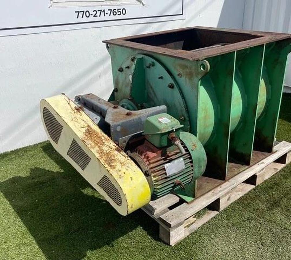 Used Rotary Airlock Feeder 30x30, Toshiba 7.5Hp, 1750RPM, Falk 2215J 25 Ratio 24.94:1