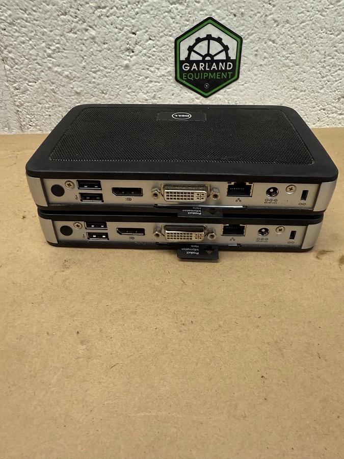 Used Dell WYSE 5030 P25 TERA2 512R RJ45 Zero/Thin Client Mini Desktop, Powercord (4)