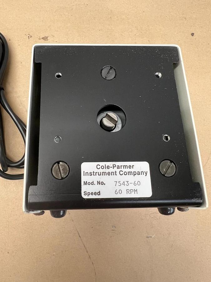Cole Parmer 7543-60 MasterFlex Pump Drive 60 RPM