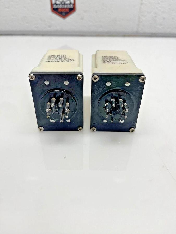 Used Potter & Brumfield CKB-38-71104 Time Delay Adjustable 0.1-10s 120VAC Input (2)