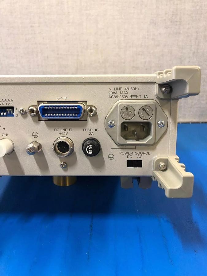Used Anritsu Optical Power Meter ML910B with 2 MA9301A Optical Power Sensors