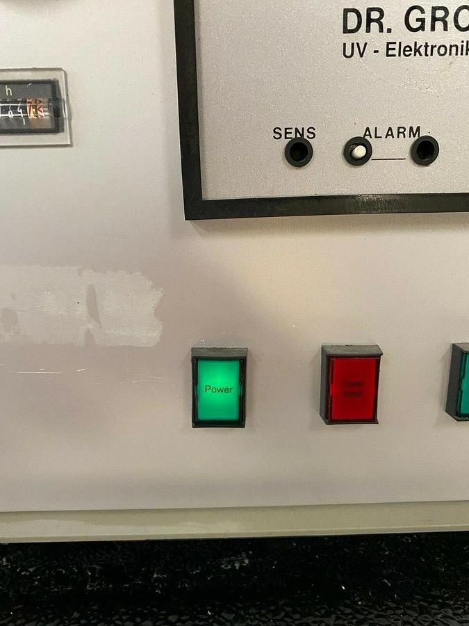 Used Dr. Grobel UV-Elektronick GmbH UVLQ 400/D UV Light Source, Spot Curing System