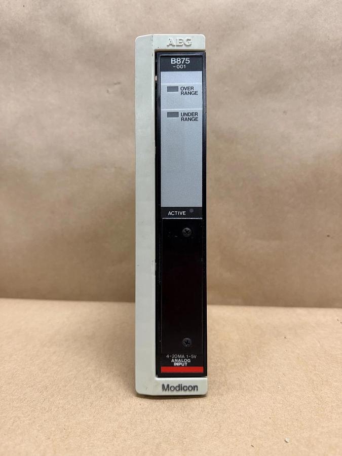 Used Modicon AS-B875-001 Analog Input Module