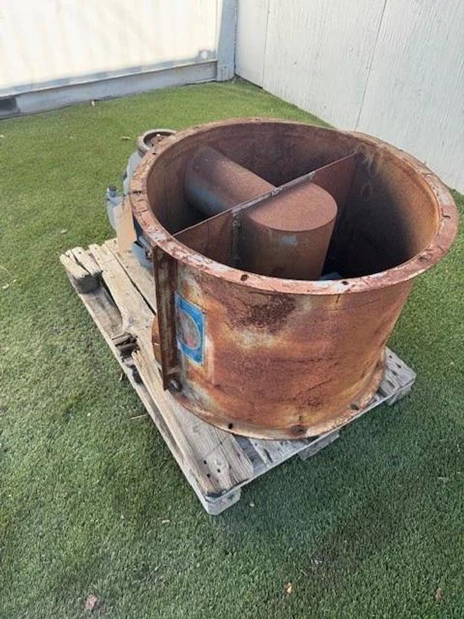 Used Hartzell Fan 29" Inlet, Belt Driven Axial Fan, 32-1/4” Outlet, 10Hp 1770RPM 575V