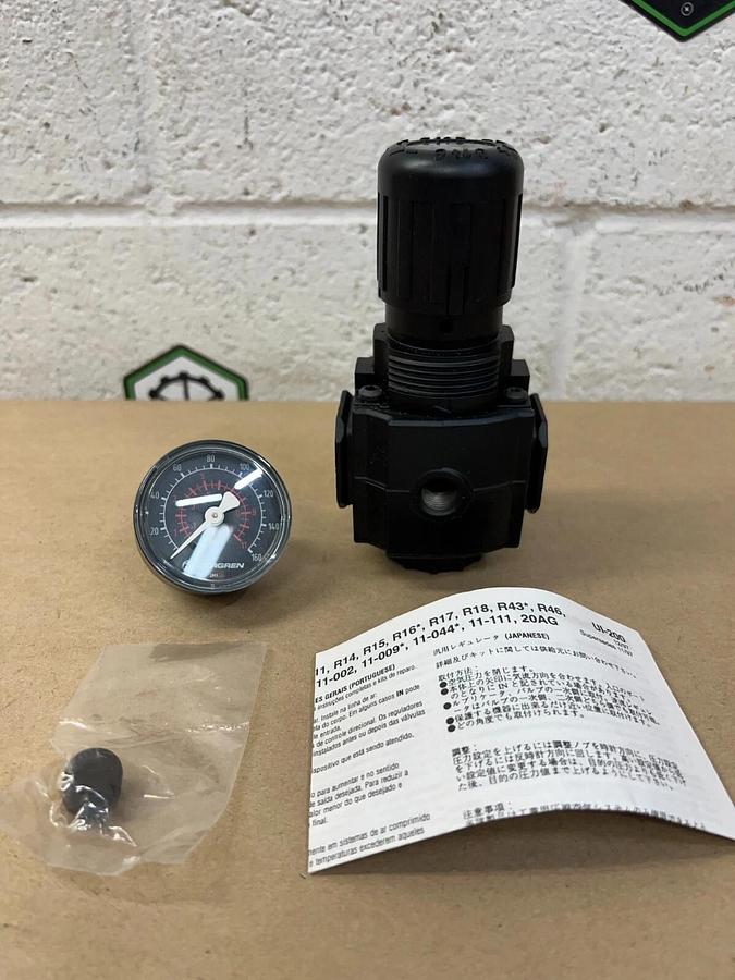 Used Norgren R73G-2AK-RMG Regulator, inlet: 300 PSIG, outlet: 150 PSIG