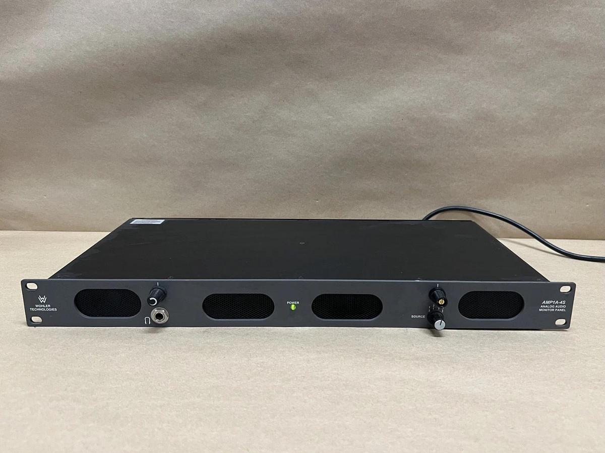 Used Wohler Technologies AMP1A-4S Analog Audio Monitor Panel