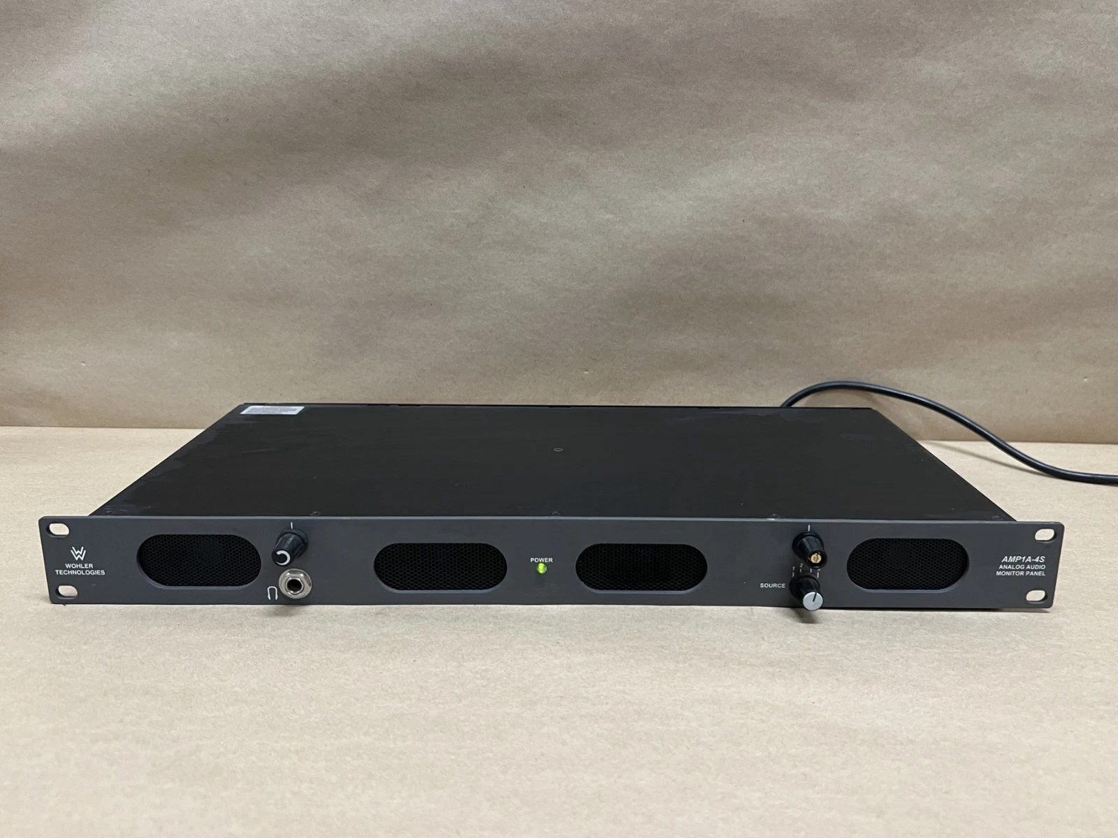 Used Wohler Technologies AMP1A-4S Analog Audio Monitor Panel