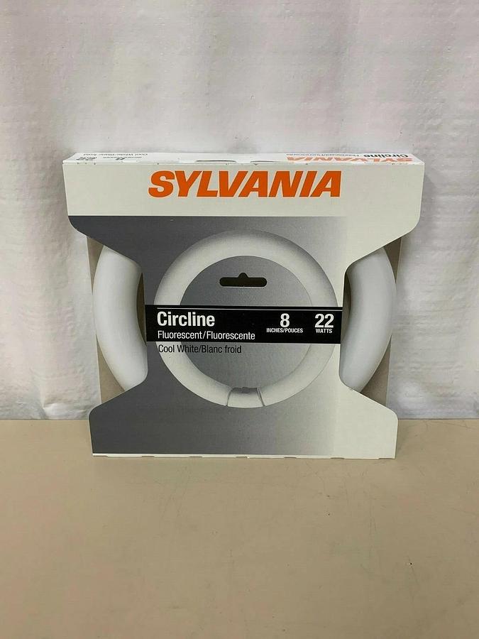 Used Sylvania Circline Fluorescent Cool White Round light 8 inches 22 Watt (Lot of 2)