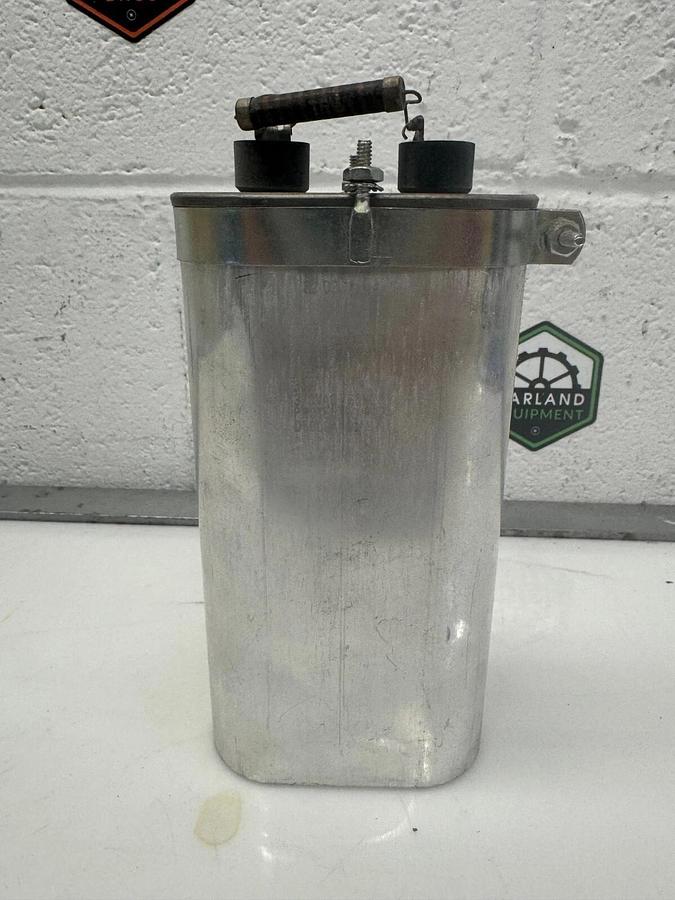 Used GE Dielektrol 23L6119 Oval Capacitor,  2500 VAC, 60Hz, 1.4uf