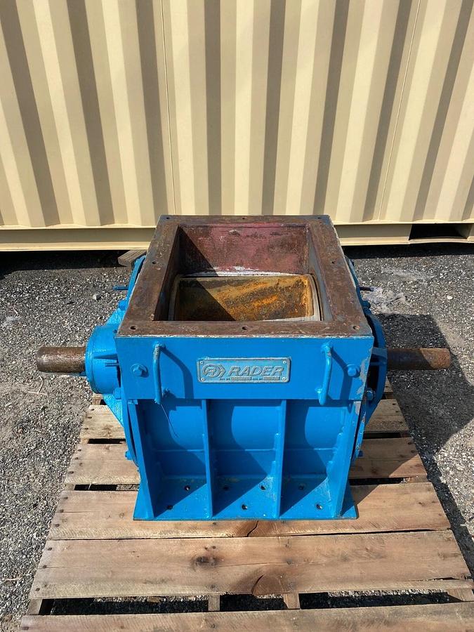 Used Rader 20x20 EF Rotary Airlock Feeder