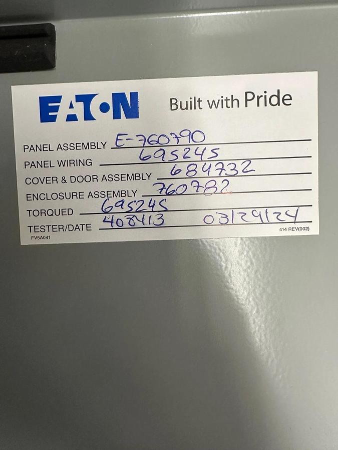 Used Eaton ECL12C1A3B Enclosure *NEW*