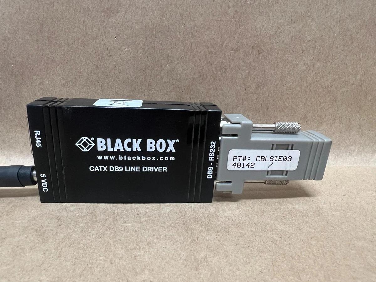 Used Black Box ME890A-R2 CATX DB9, 5VDC, Line Driver