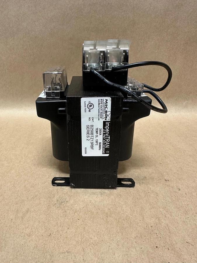 Used Micron B250BTZ13RBF 250Va, 50/60Hz, Transformer