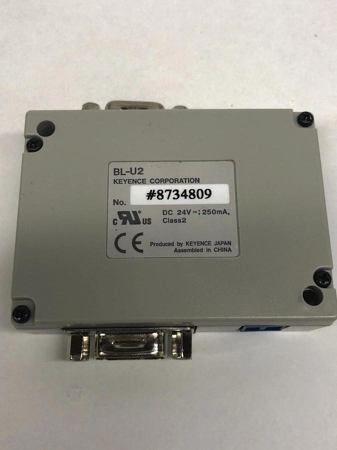 Used Keyence BL-U2 9 Pin Barcode Reader 8734809