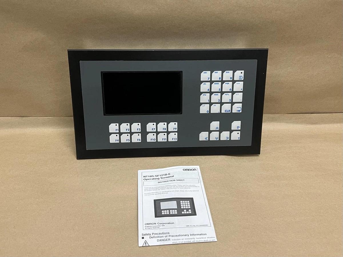 Used Omron NT18S-SF121B-E LCD Interactive Display