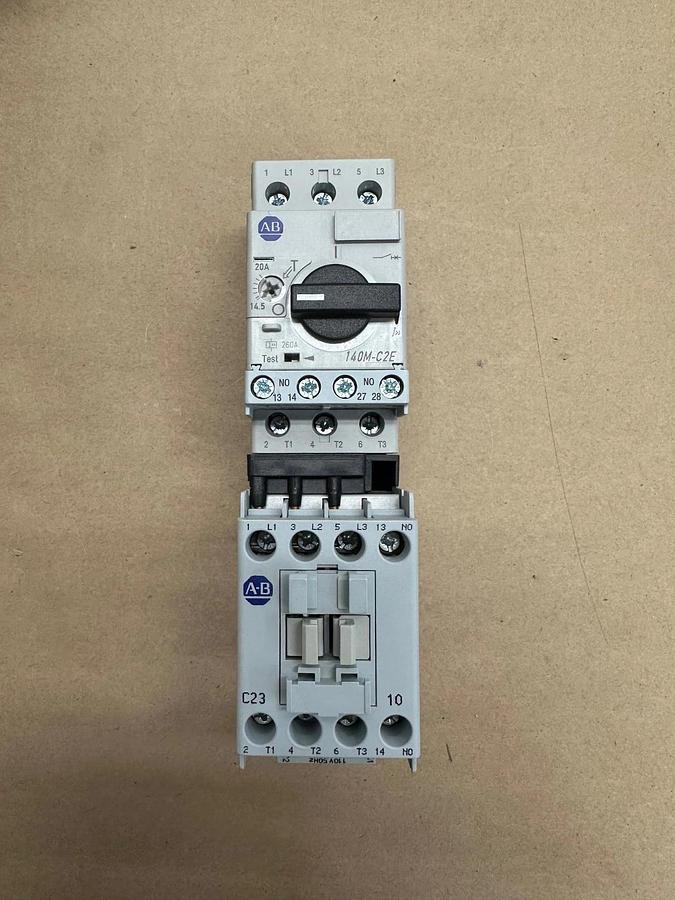 Used Allen Bradley 190E-DND2-CC20S Ser B Economy Starter with Contactor *NEW*