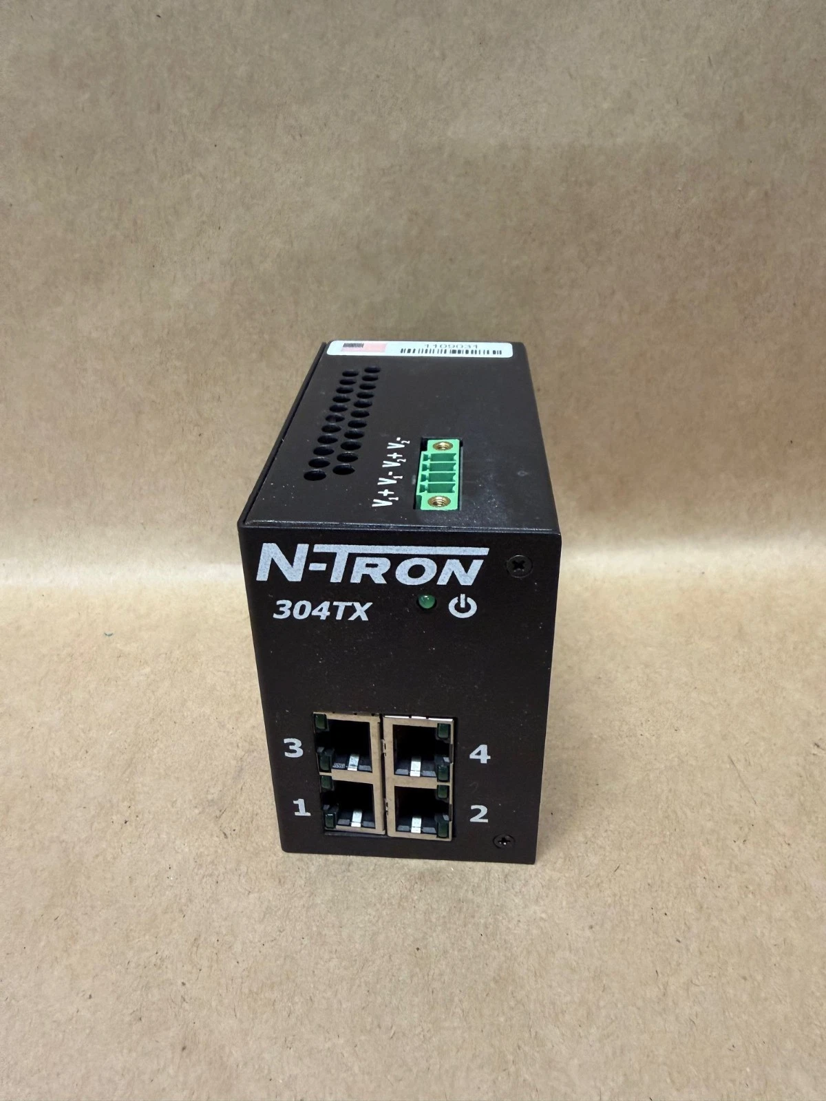 Used N-TRON 304TX 4-Port Industrial Ethernet Switch
