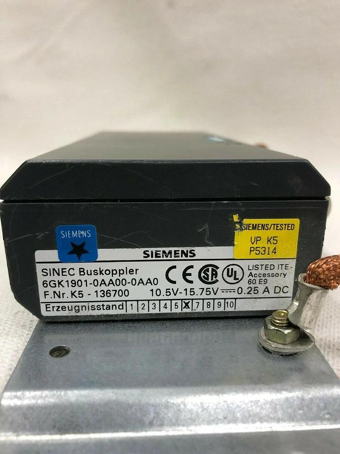 Used Siemens 6GK1901-0AA00-0AA0 Simatic SINEC NET