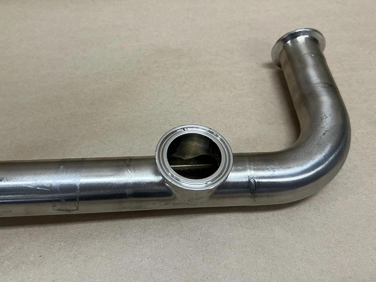 Used Steel & O'Brien BLV2W-1.5-316-0 1.5" Sanitary CF8M (316) Ball Valve Assembly