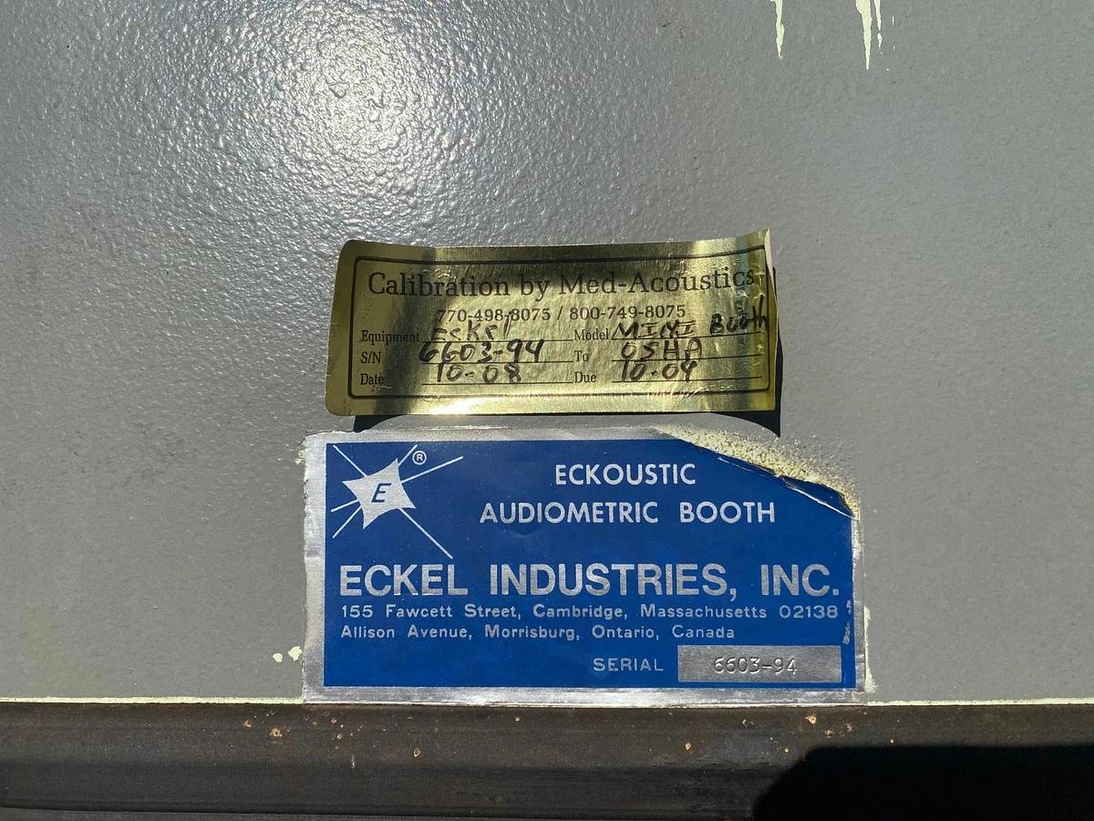 Used Eckle Industries Mini Audiometric Sound Booth