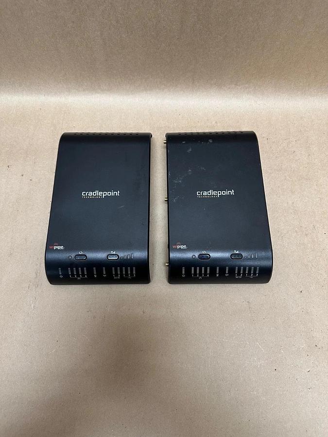 Used Cradlepoint MBR1400 WiFi Router, H/W ver 1.0 - Lot of 2