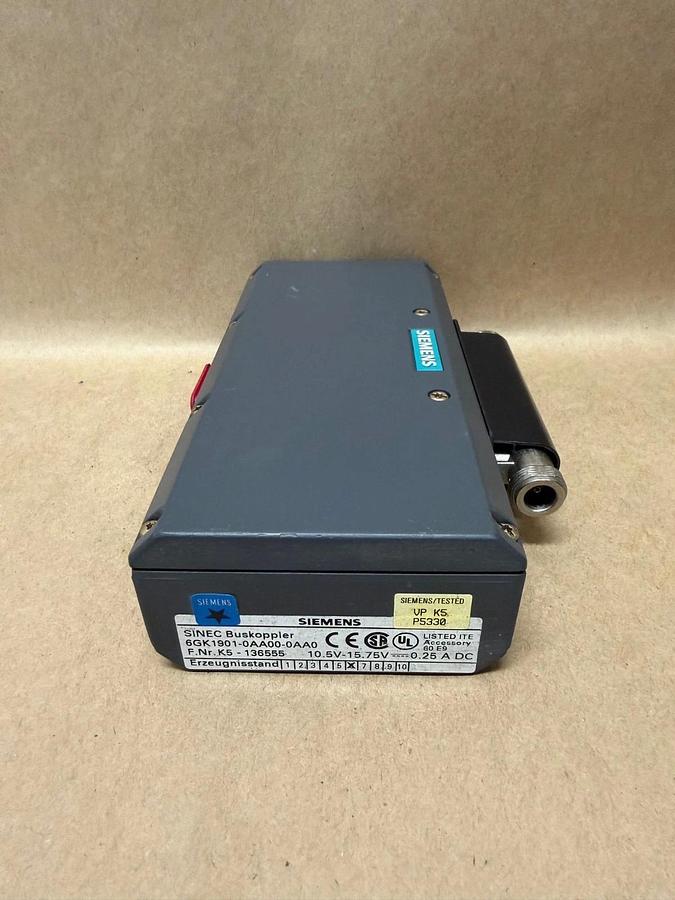 Used Siemens 6GK1901-0AA00-0AA0 SINEC Buskoppler
