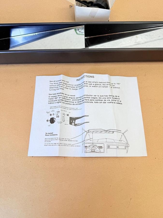 Used RPC (Racing Power Company) R806, 4-Panel Wide Angle Rear Mirror *NEW*