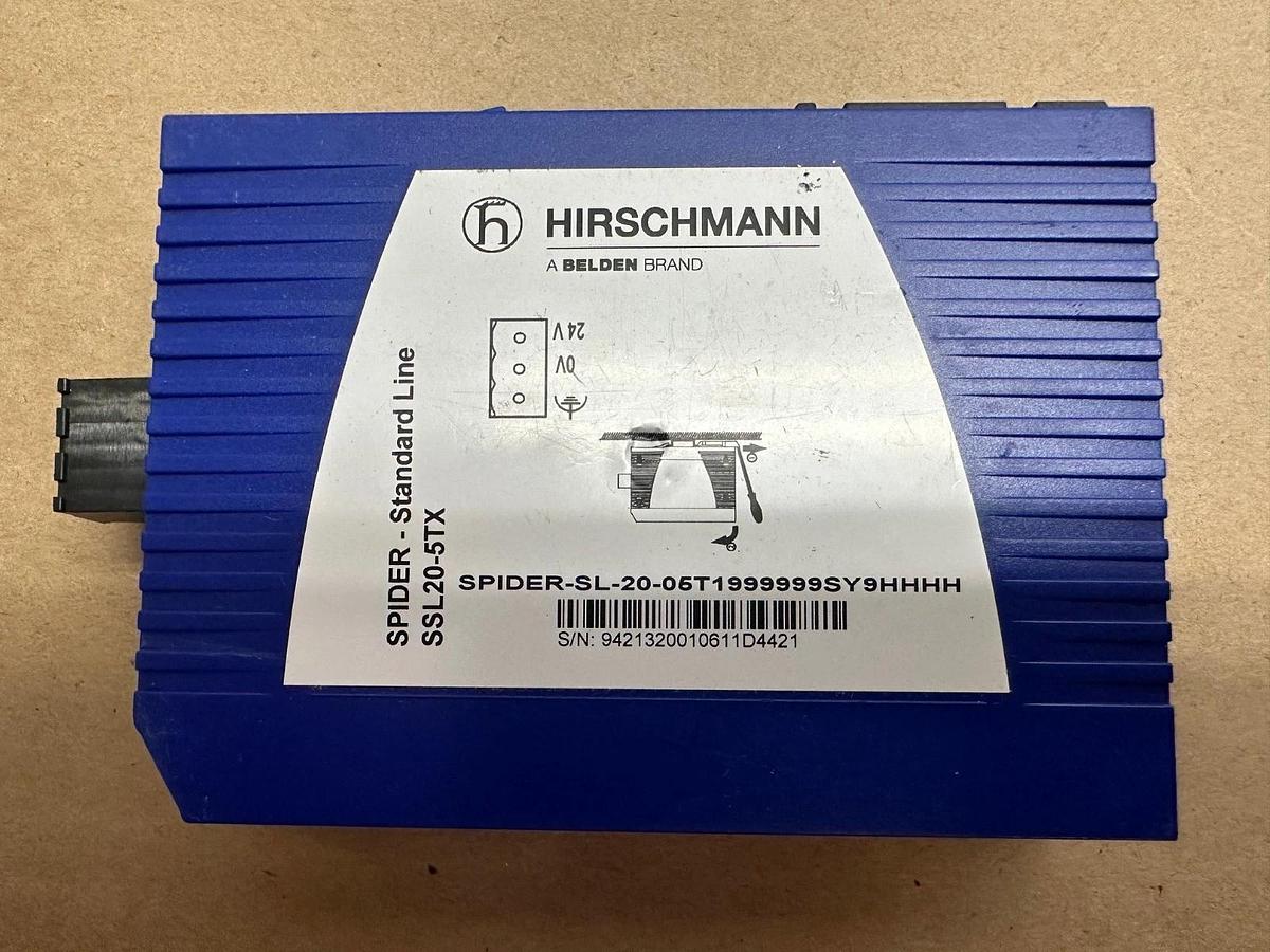 New - open box Hirschmann Spider-SL-20-05T1999999SY9HHHH Network Switch *NEW*