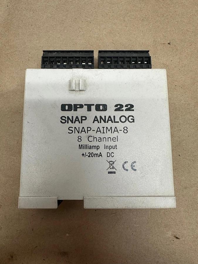 Used Opto 22 SNAP-AIMA-8 Snap 8 Channel -20mA to +20mA Analog Current Input
