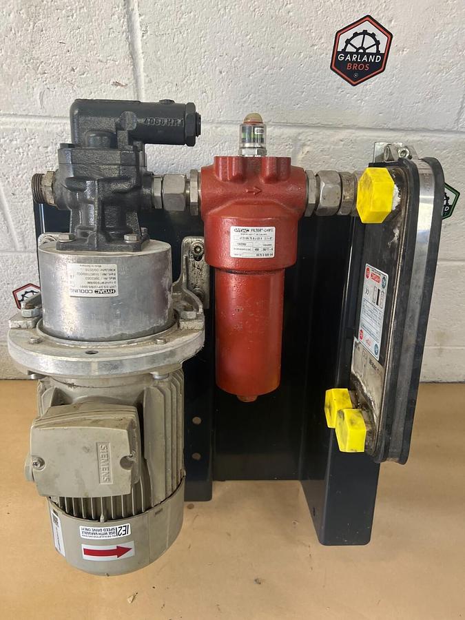 Used Hydac UKF-115.2/P+V/8/0.55/61 Pump, Motor, Filter, Heat Exchanger Unit