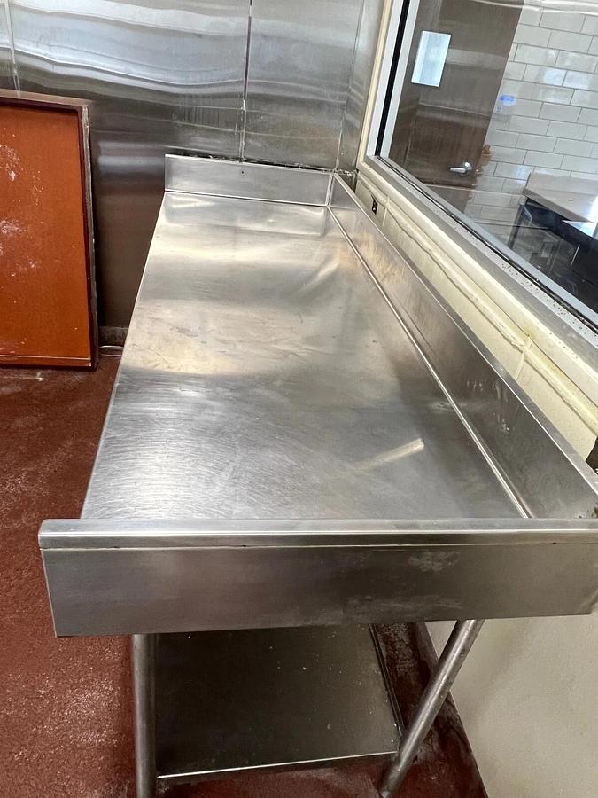 Used Select Stainless YB0J-BAKERSTBL-0001 Kitchen Prep Table, 90” x 30”