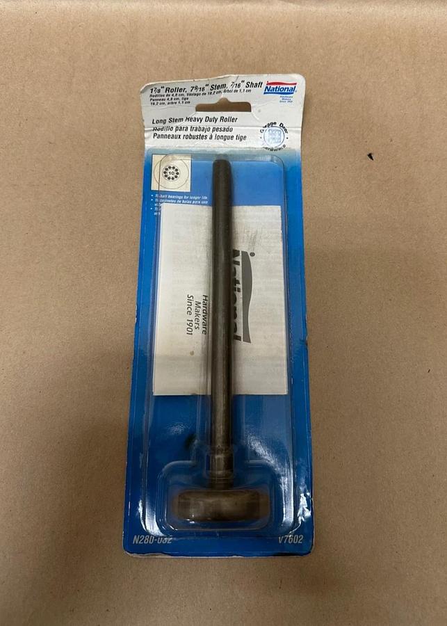 Used National N280-032 1-7/8” Roller, 7-9/16” Stem, 7/16” Shaft, Long Stem Roller NEW