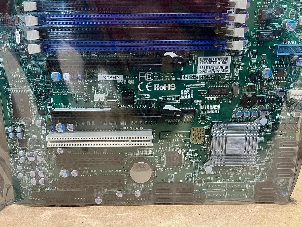 Used Supermicro X9SRA Rev 1.10 Motherboard ATX Workstation Server *FACTORY SEALED*