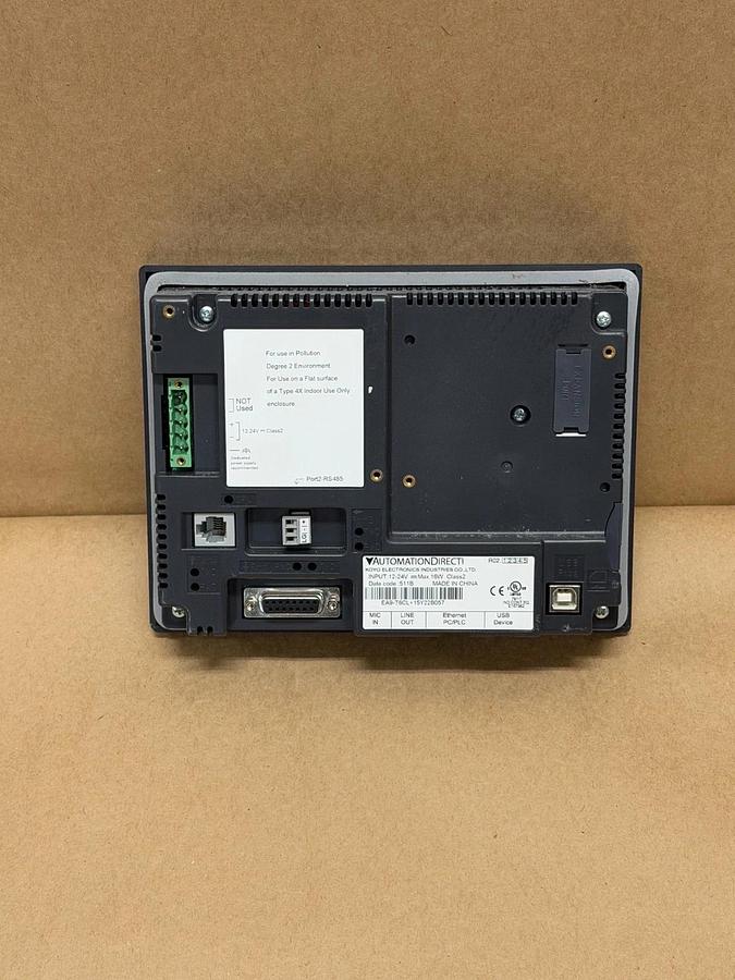 Used Automation Direct EA9-T6CL+15Y22B057 Touch Display Panel