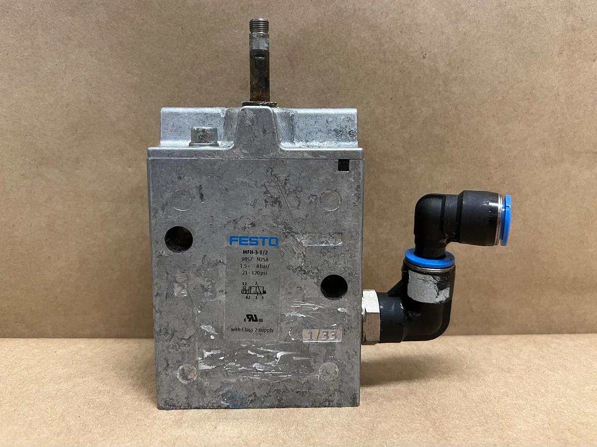 Used Festo MFH-3-1/2 Solenoid Valve