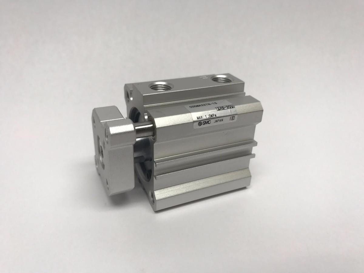 Used SMC CDQ2A40-10DC Compact Cylinder Pneumatic Compact, 1.0 MPa