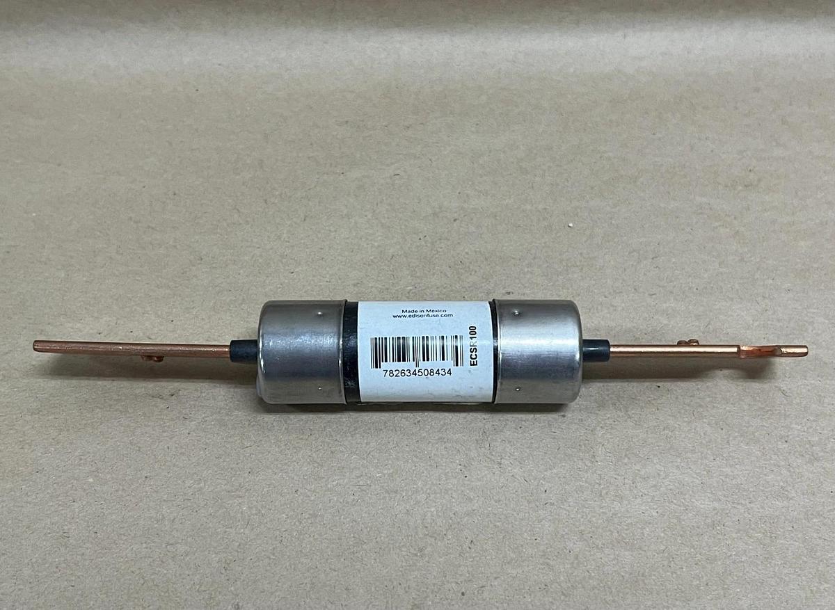 Used Edison ECSR100 Time Delay Dual Element, Current Limiting Class RK5 Fuse (3)