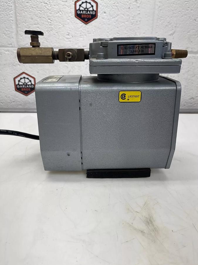 Used GAST DOA-P101-AA Compressor Diaphragm Vacuum Pump, 115 V, 4.2 Amps, 60 Hz