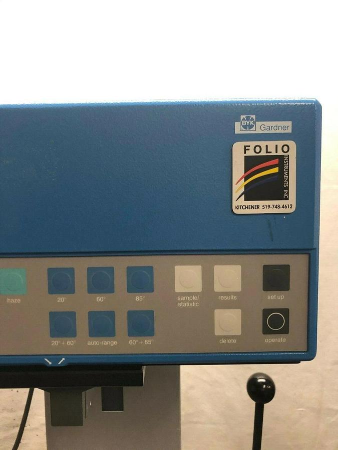 Used BYK Gardner Bench Top Haze-Gloss, Multiple Measurement Modes at 20°, 60° and 85°