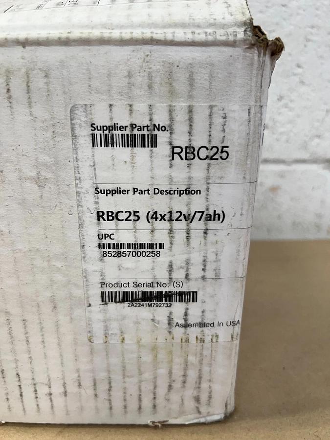 American Battery RBC25 Battery Pack