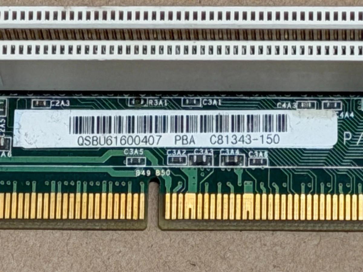 Used Intel PBA C81343-150 Interface Riser Circuit Board Card