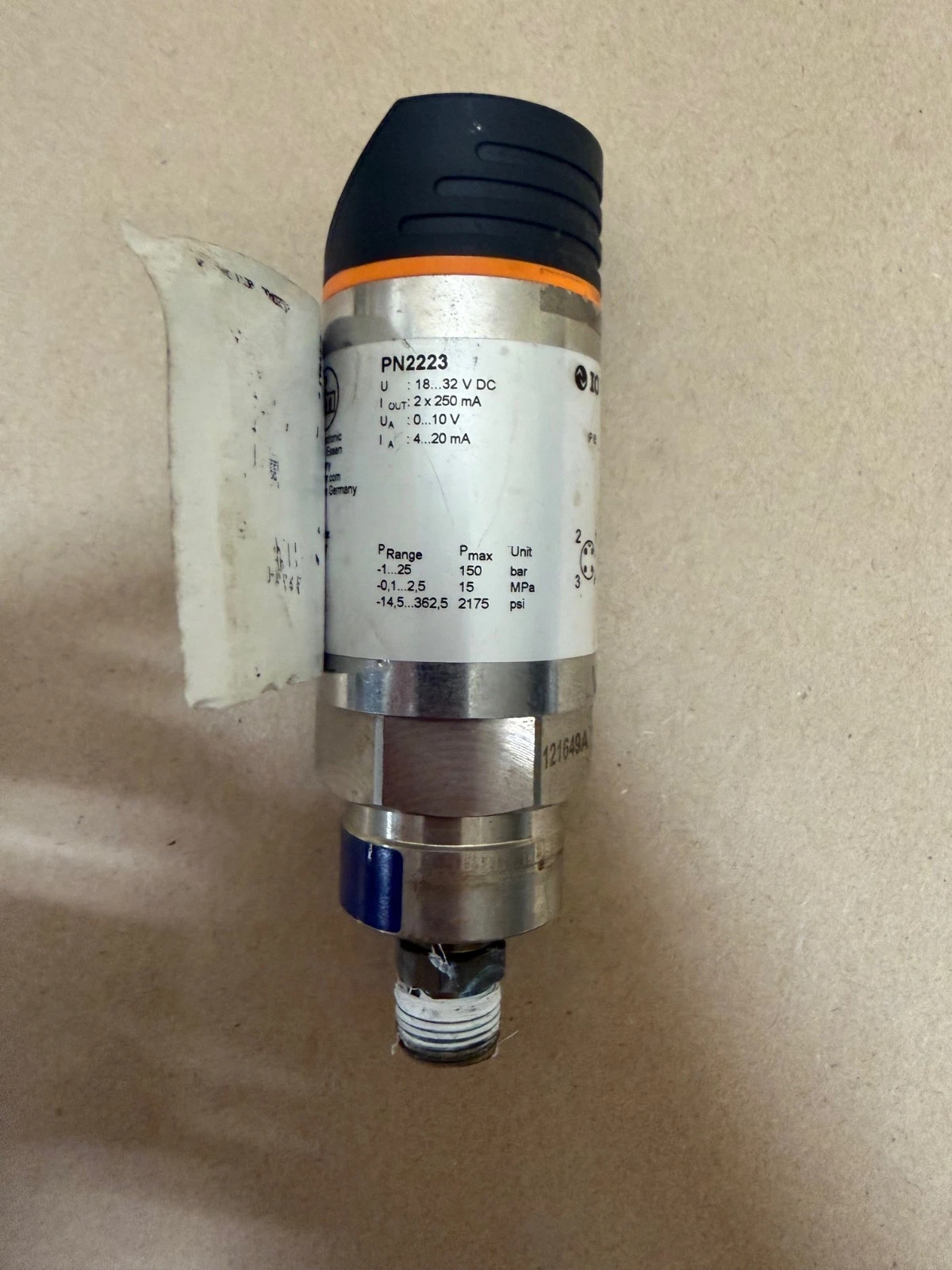 Used IFM PN2223 Pressure Sensor