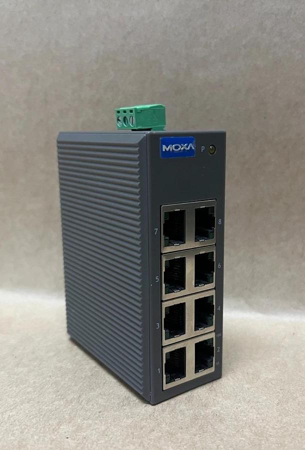 Used Moxa Technologies EDS-208 Unmanaged Ethernet Switch