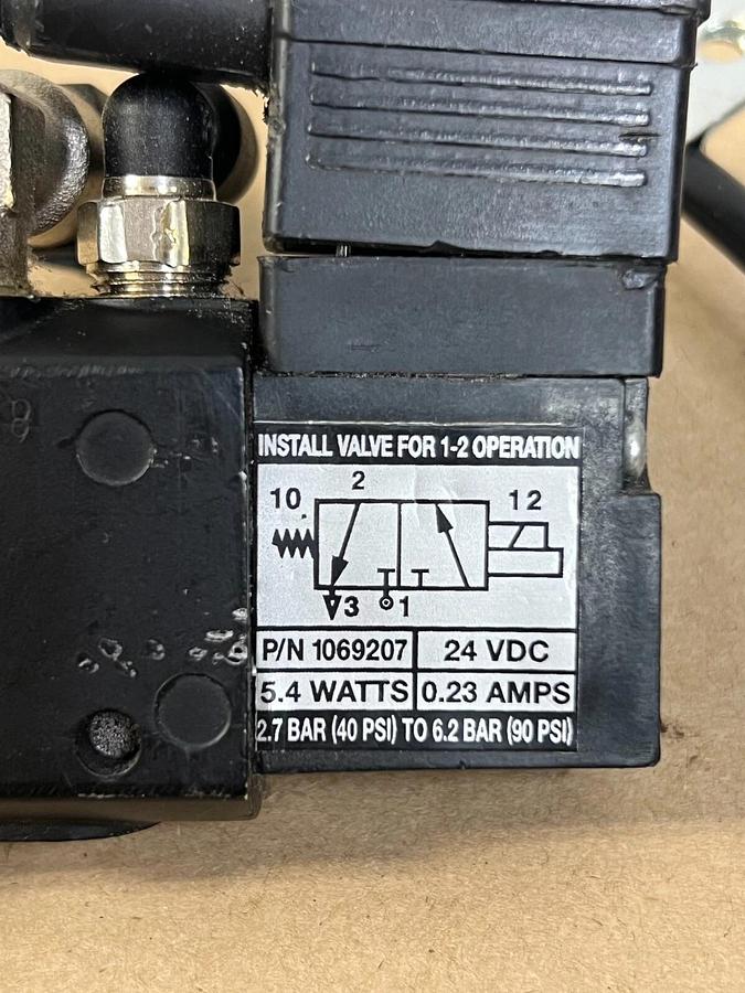 Used Nordson 1069207 24 VDC Solenoid Valve