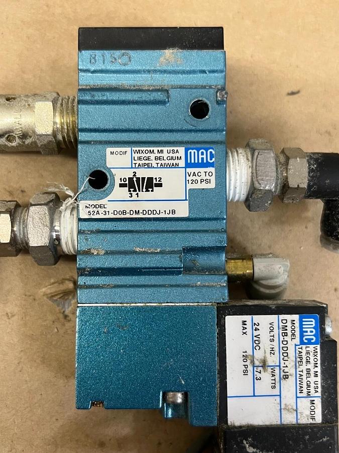 Used MAC 52A-31-D0B-DM-DDDJ-1JB Solenoid Valve