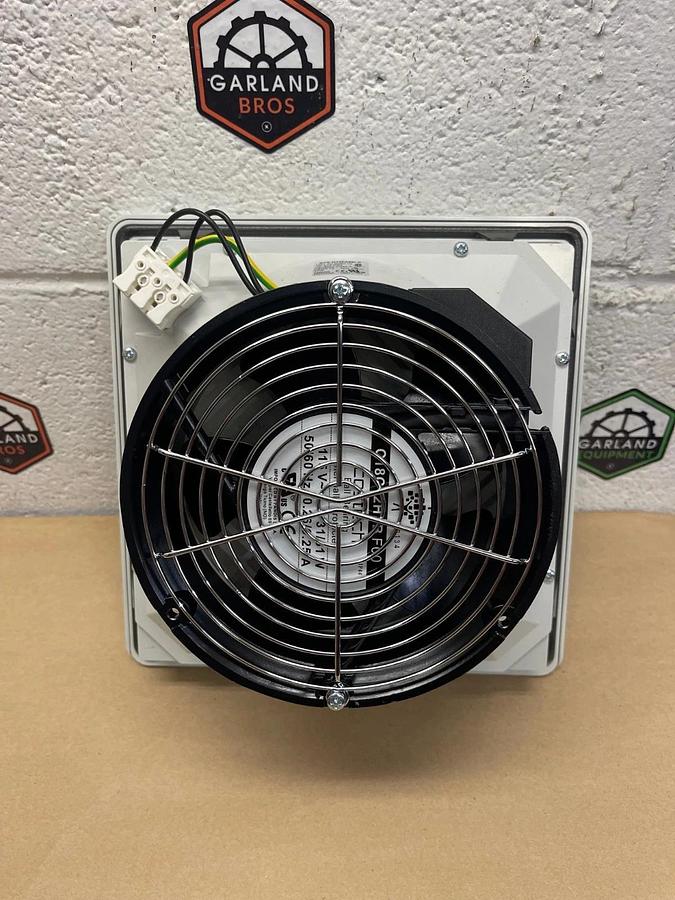 Used Saginaw Control & Engineering SCE-N12FA66LG Filter Fan 10”x10” RAL7035 Grey *NEW