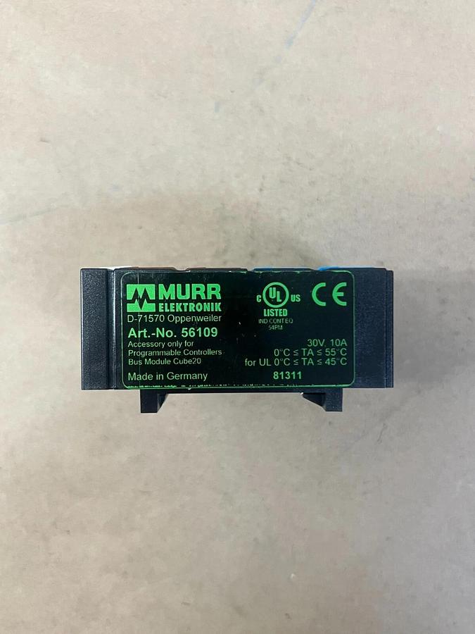 Used Murr Elektronik 56109 Terminal Block
