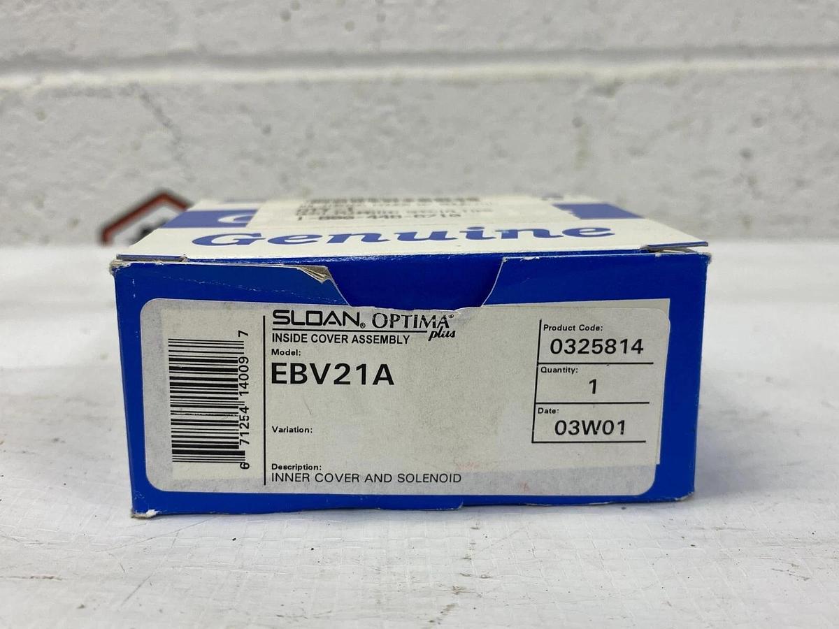 Used Sloan EBV21A Inside Cover Assembly (Inner Cover and Solenoid)